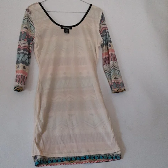 TRIBAL PRINT DRESS - Picture 4 of 4